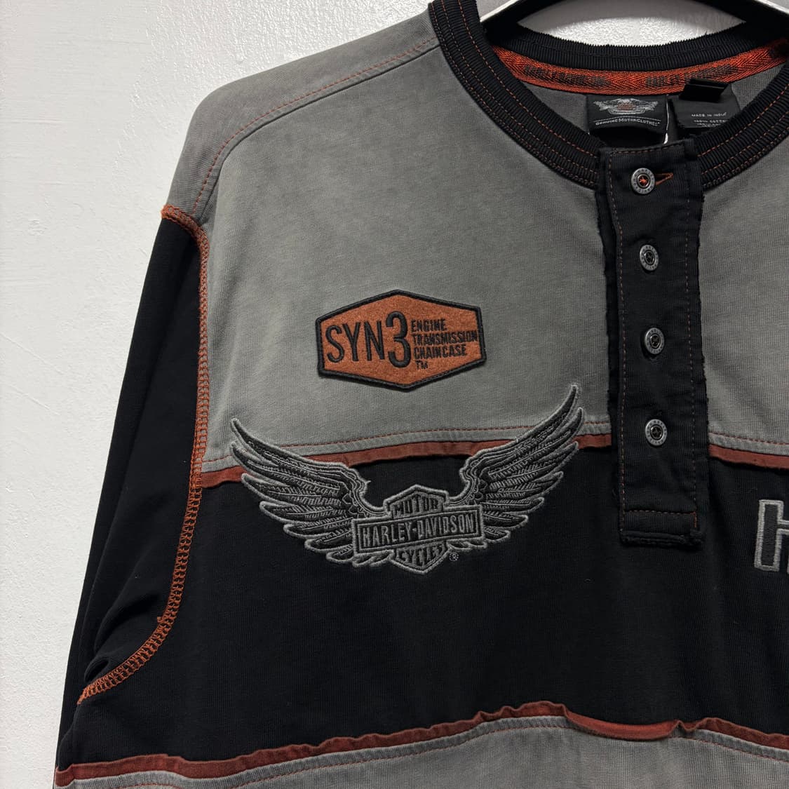 할리데이비슨 헨리넥 셔츠 상품이미지3