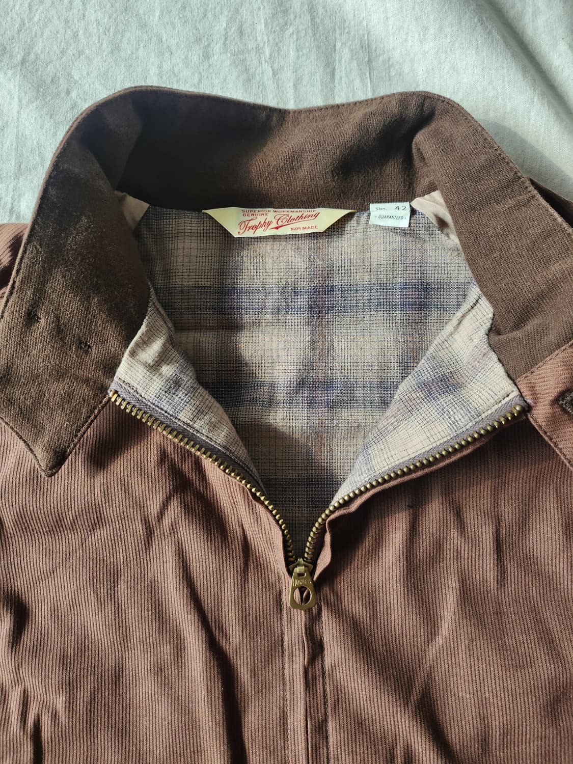 트로피클로딩 코듀로이 해링턴 자켓 42 상품이미지3