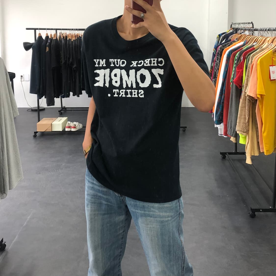 Jpn 빈티지 zombie 티셔츠 상품이미지1