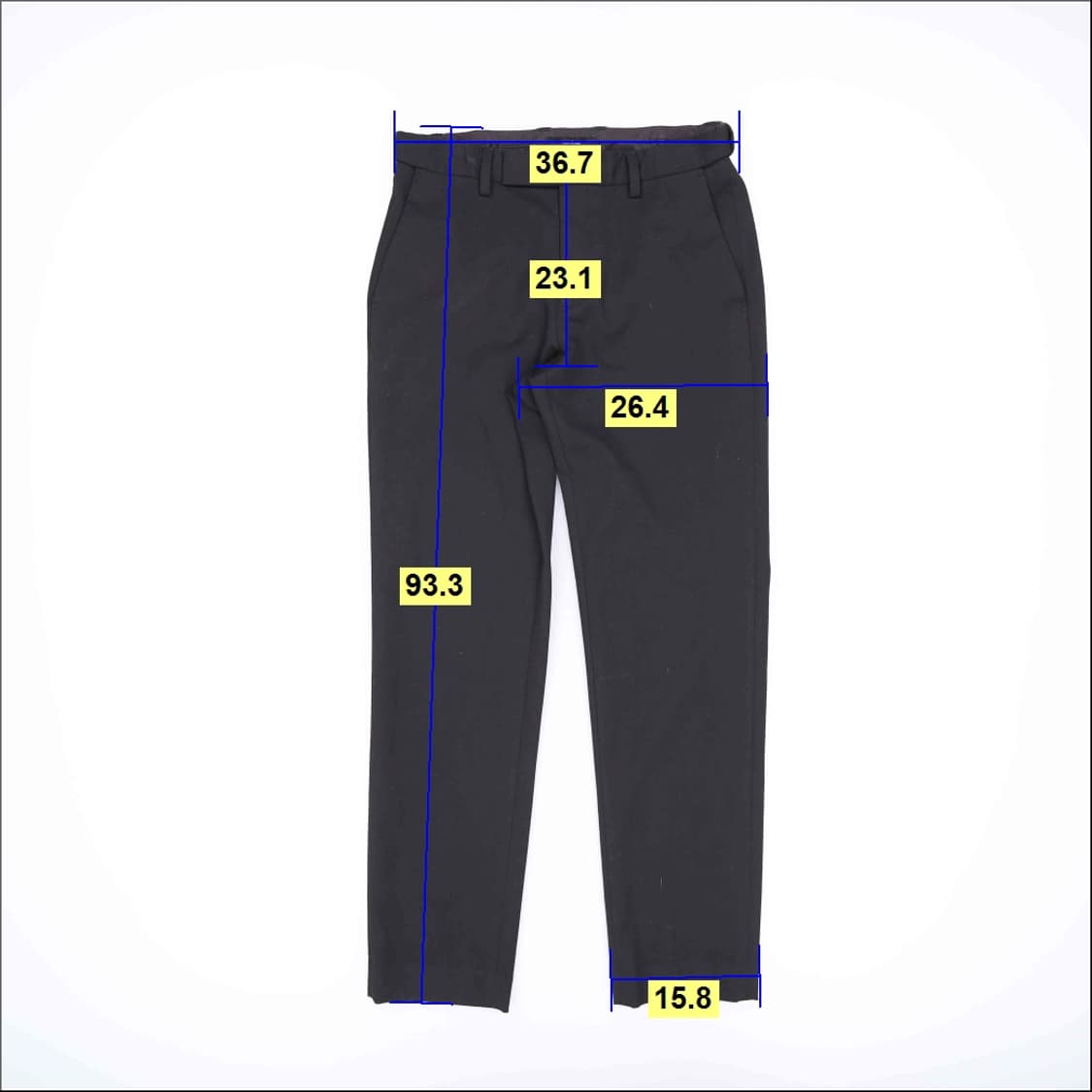 28 무신사스탠다드 블랙 슬랙스 0430H 상품이미지5