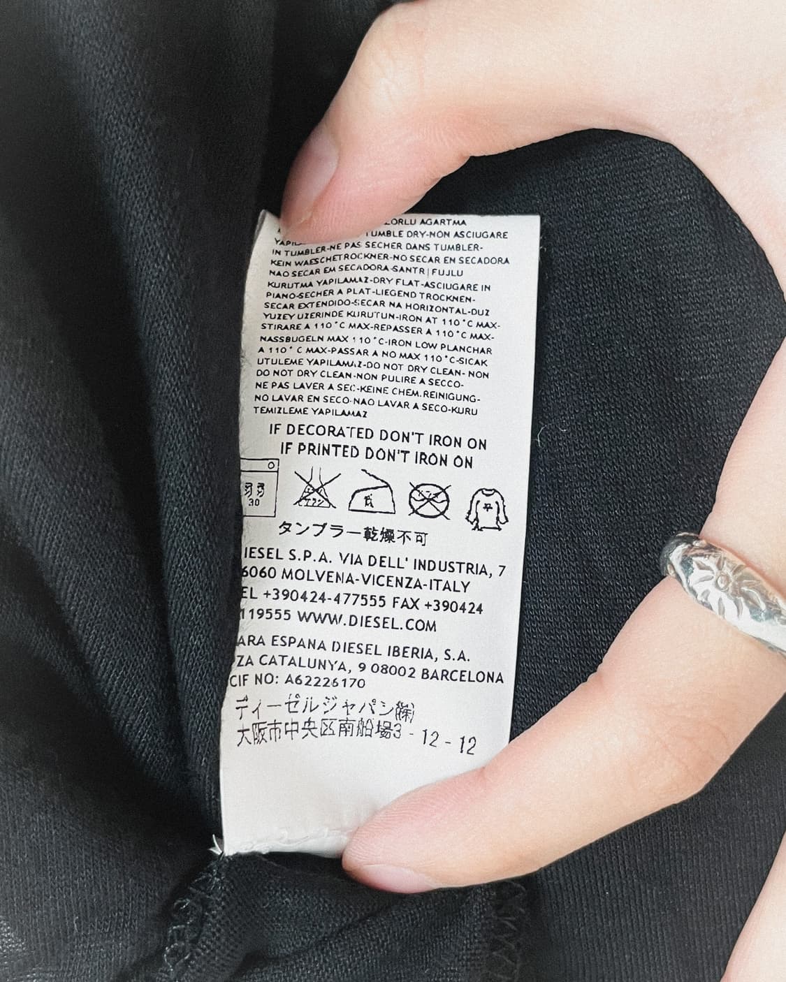 new* 디젤 블랙 골드 드레이프 본디지 스트랩 점프수트 상품이미지9