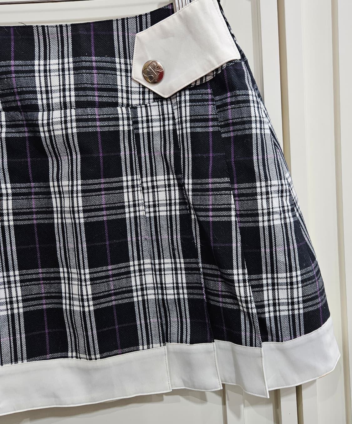 체크 투피스 세트 상품이미지7