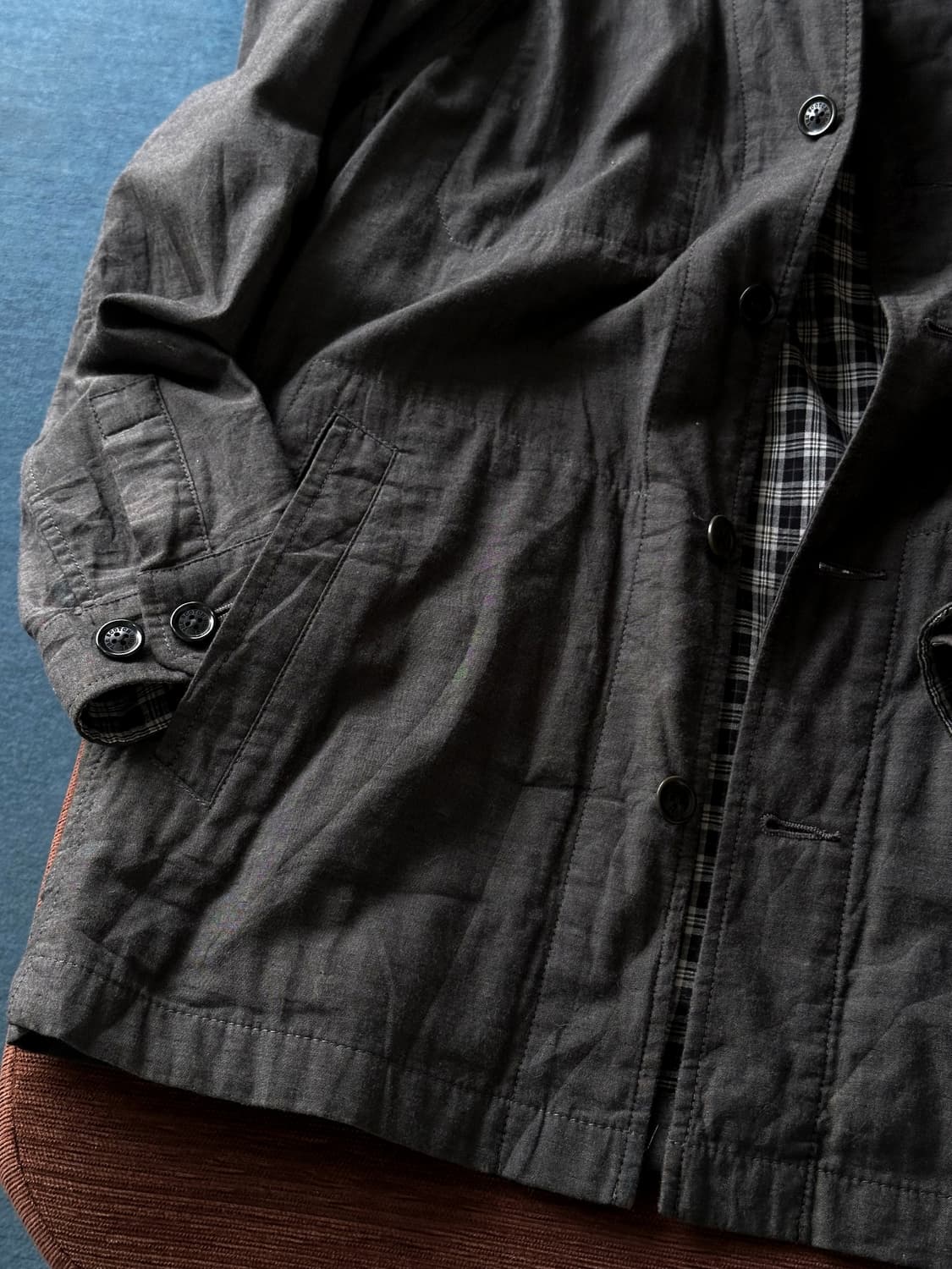 Washed cotton design work jacket 상품이미지4