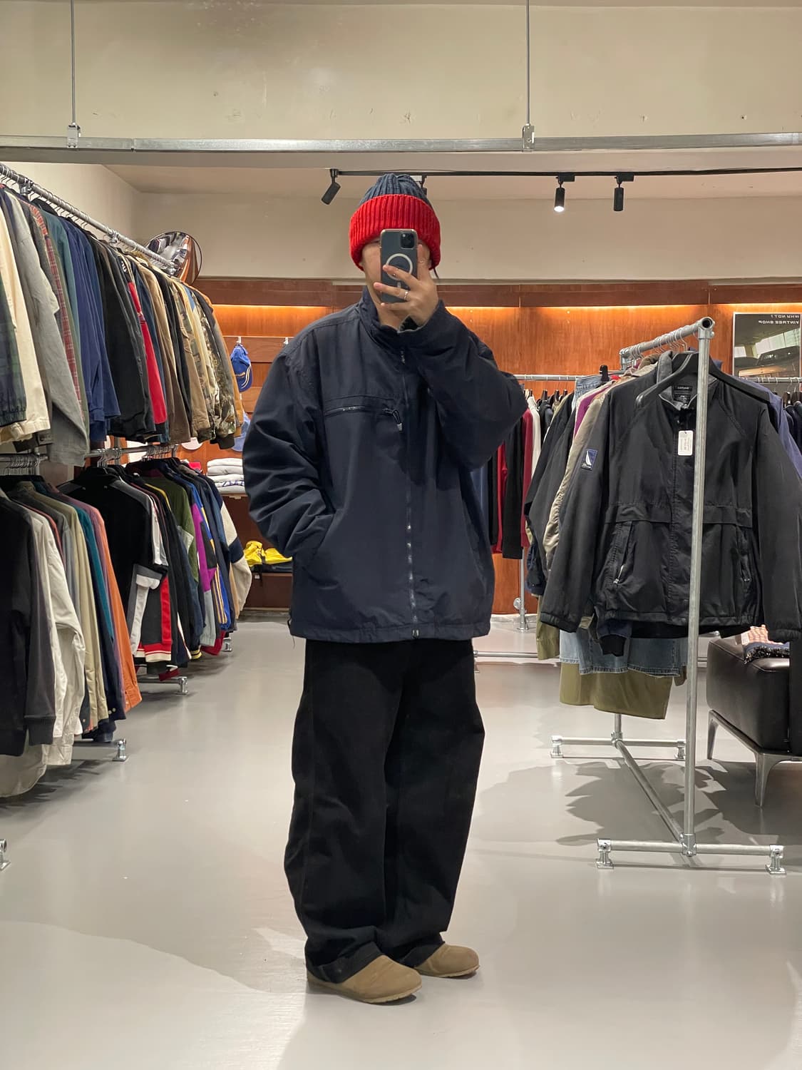 빈티지 플리스 리버시블 자켓 상품이미지3