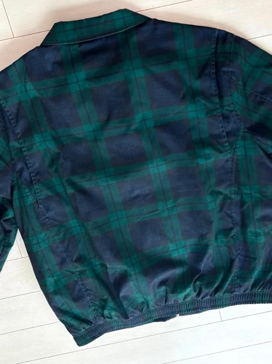 폴로 랄프로렌 바이스윙 블랙와치 타탄체크 간절기 블루종 점퍼 자켓 상품이미지9