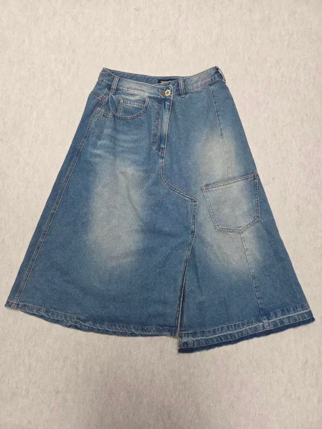 여성 36 럭키슈에뜨 데님 스커트 치마 상품이미지2