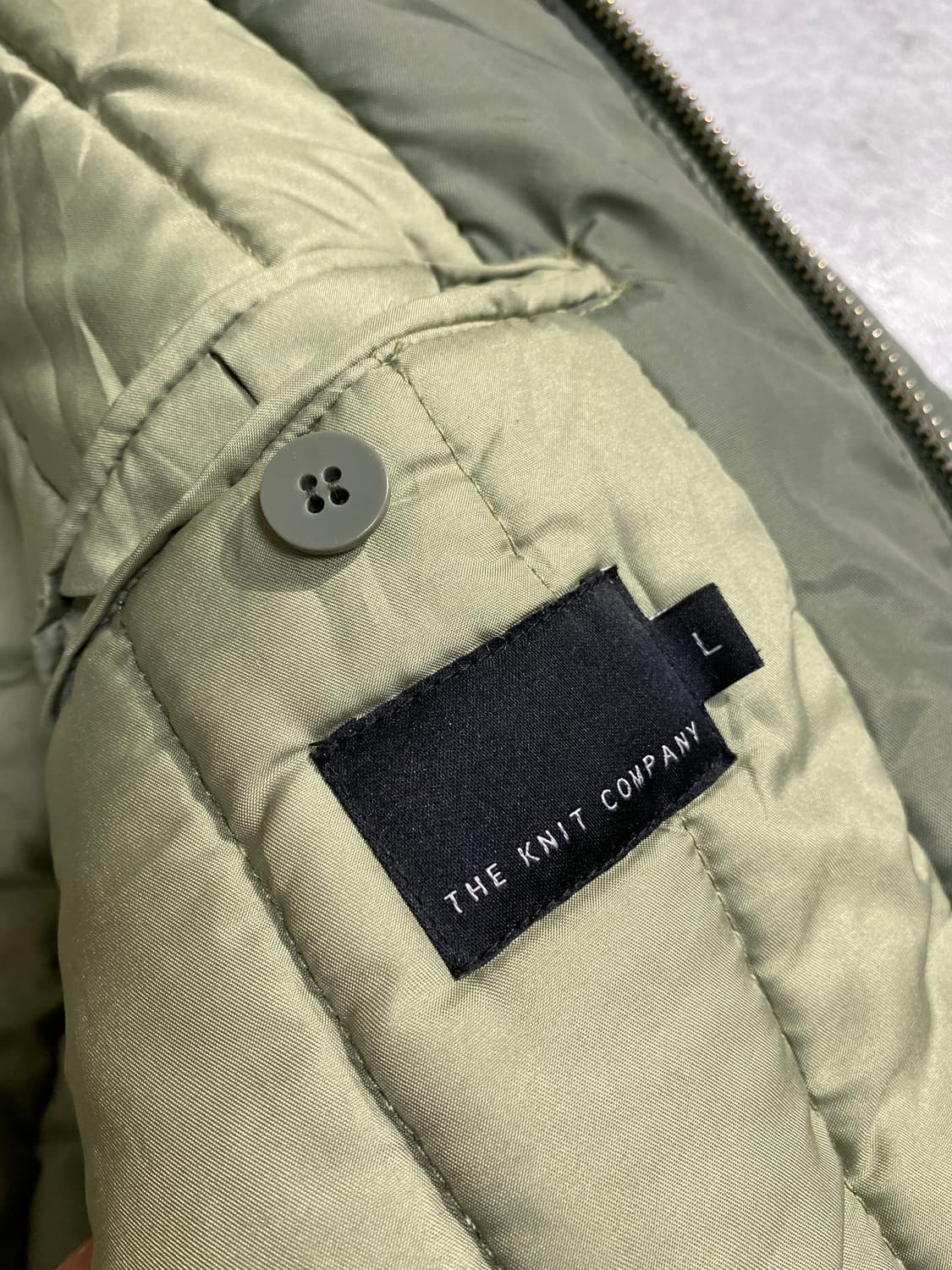 [L] The Knit Company 더니트컴퍼니 카키 MA-1 상품이미지9