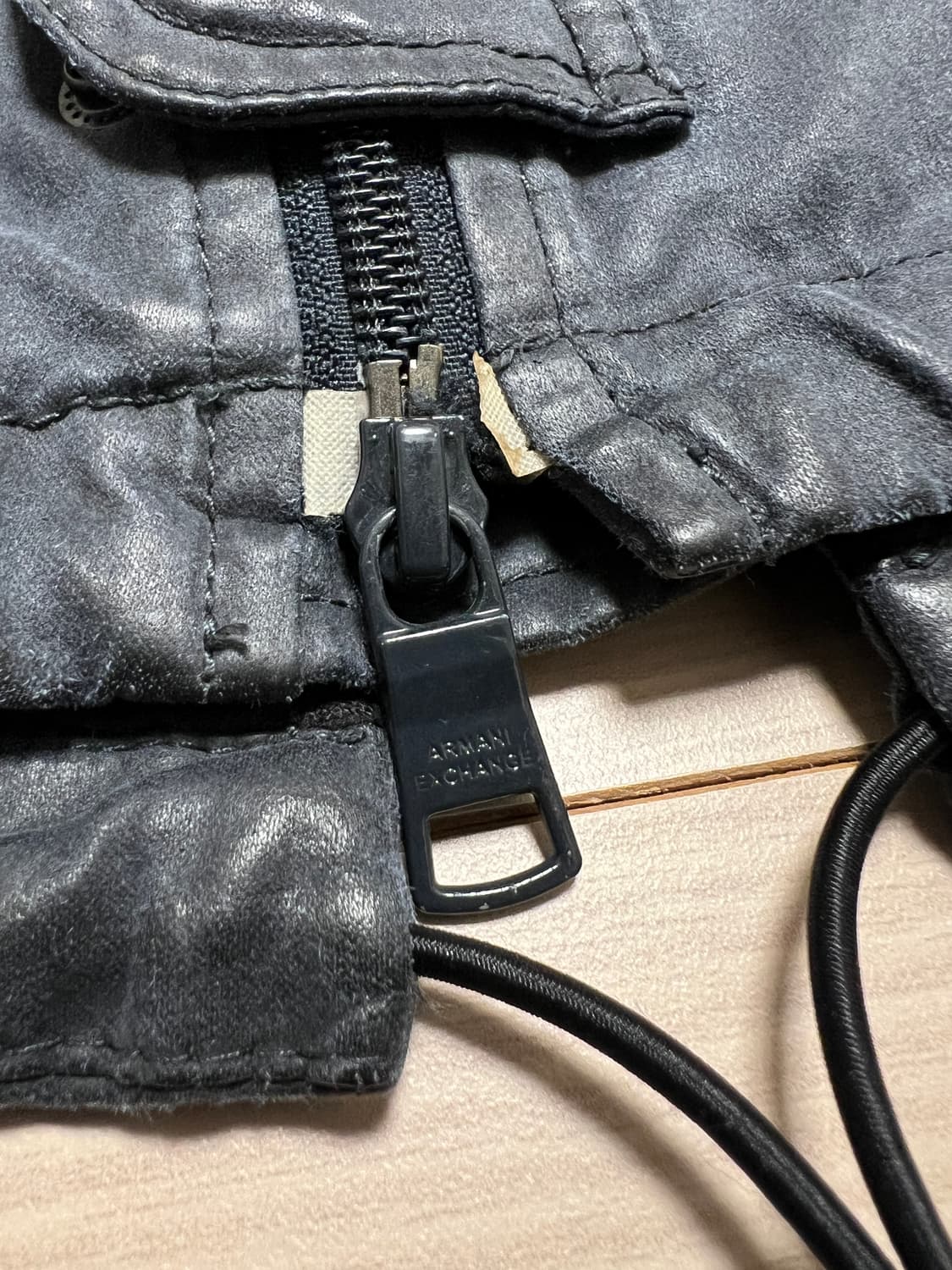 A|X 아르마니 익스체인지 워시드 후드 파카 / 밀리터리 그레이 / M  상품이미지6