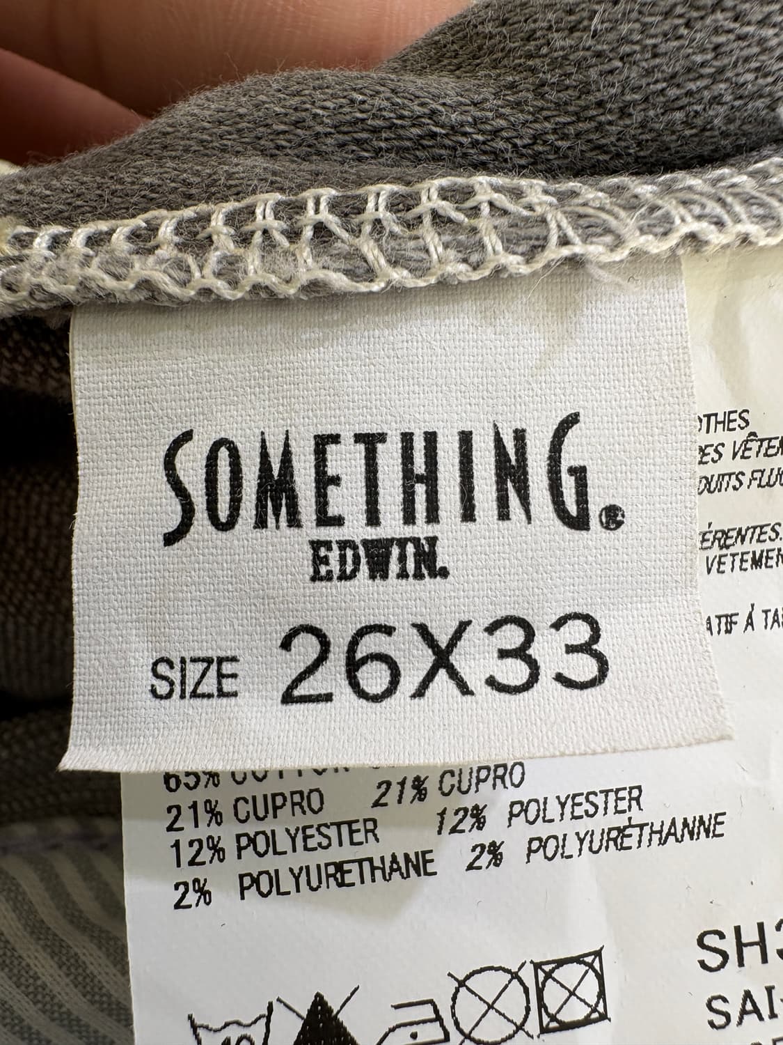 SOMETHING BY EDWIN (Made in Japan) 데님팬츠 상품이미지7