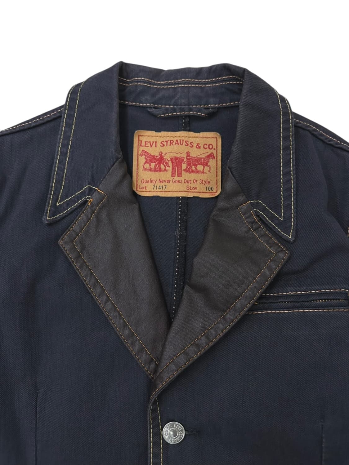 00s 리바이스 워크자켓 네이비 (L) 상품이미지3