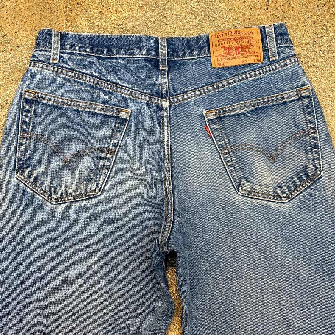 00s USA 빈티지 리바이스 550 워싱오짐 청바지 상품이미지8