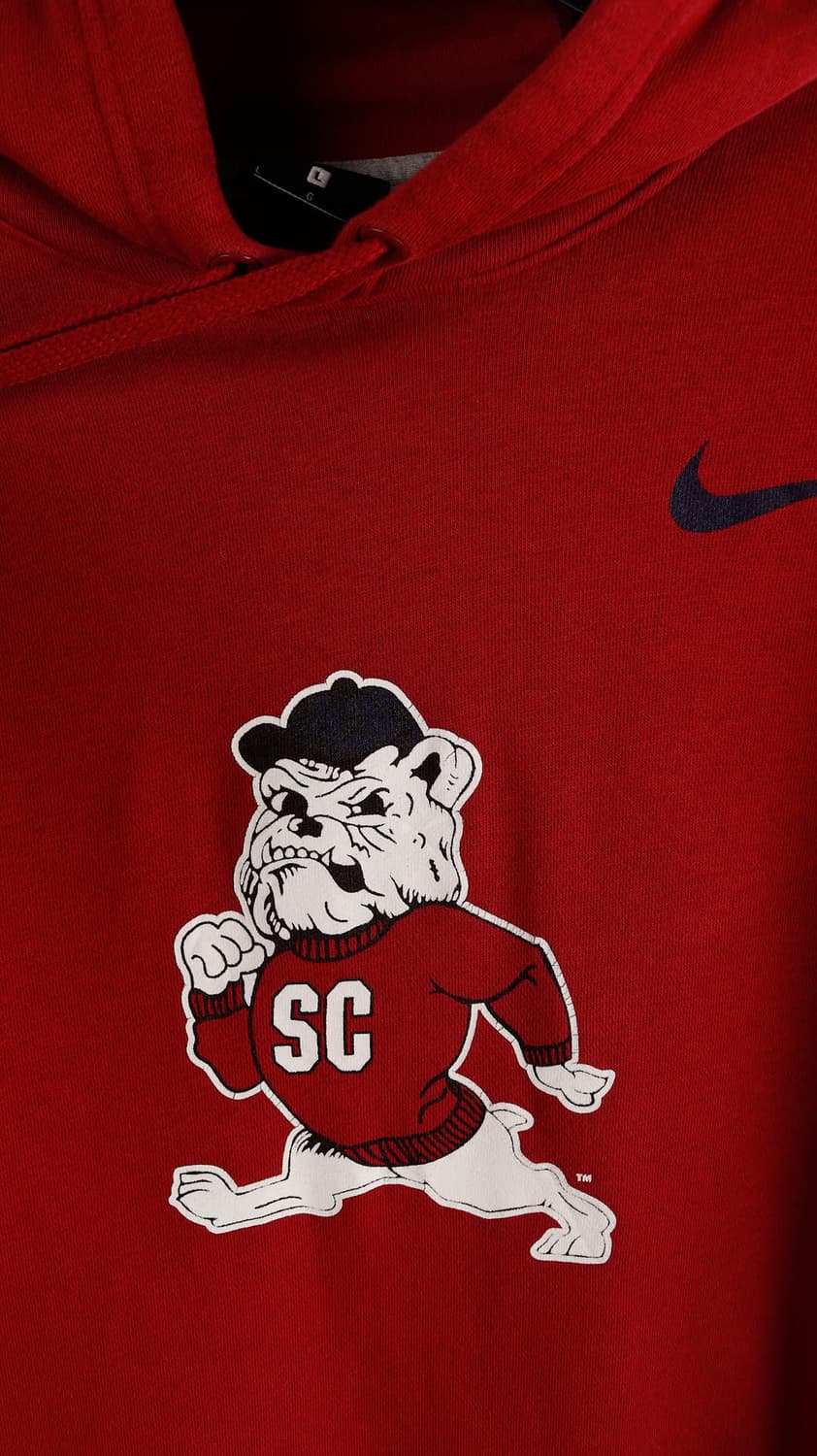 나이키 불독 레드 후드티 상품이미지3