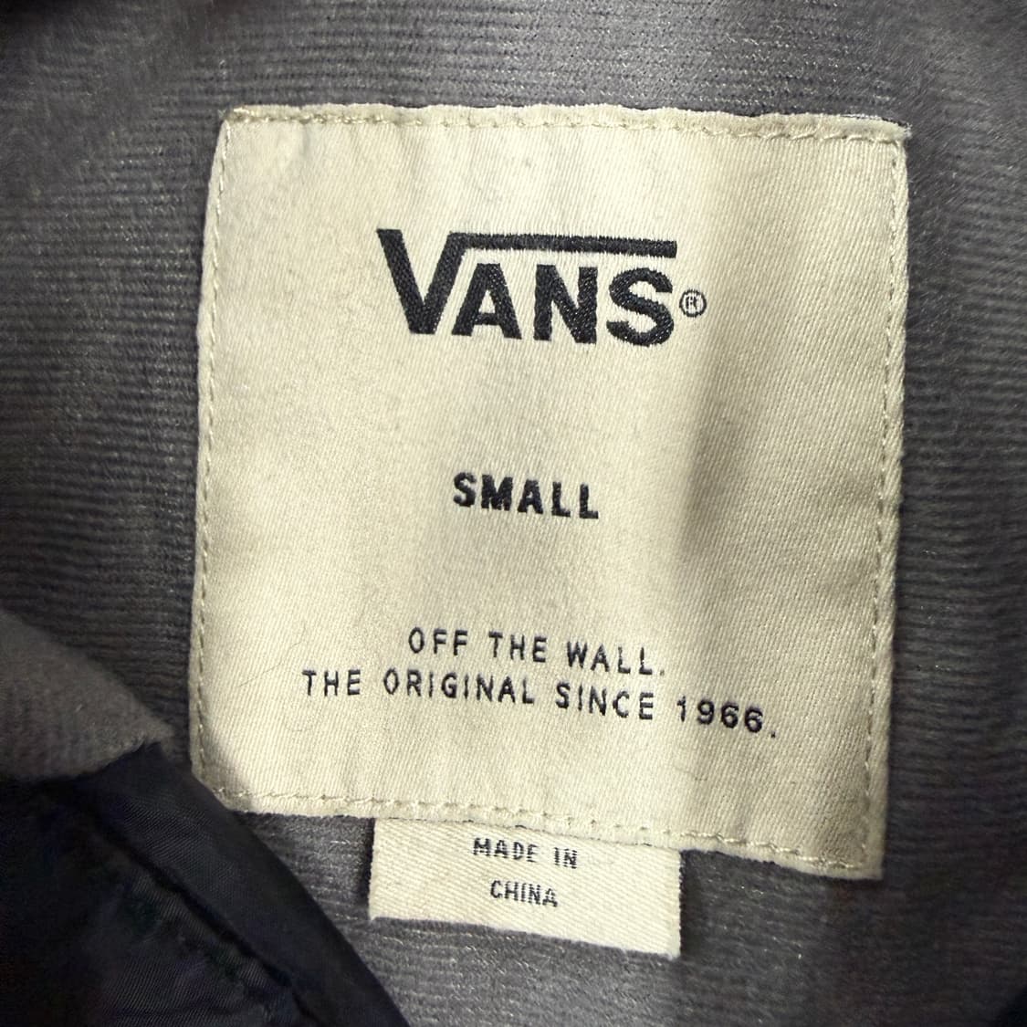 (S)반스 VANS 그래픽 코치자켓(블랙) 상품이미지2