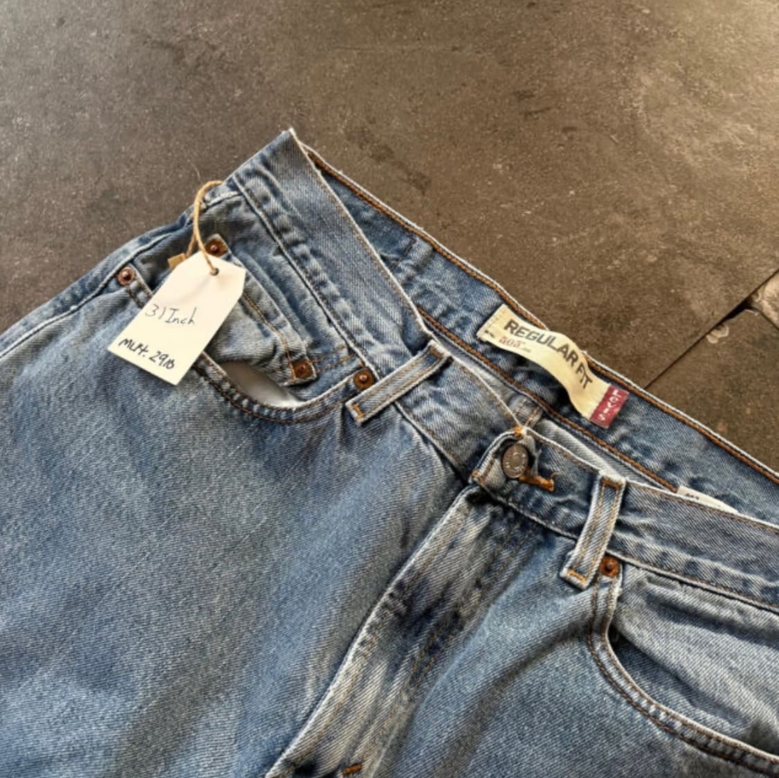 리바이스 505 레귤러핏 데님 31 상품이미지6