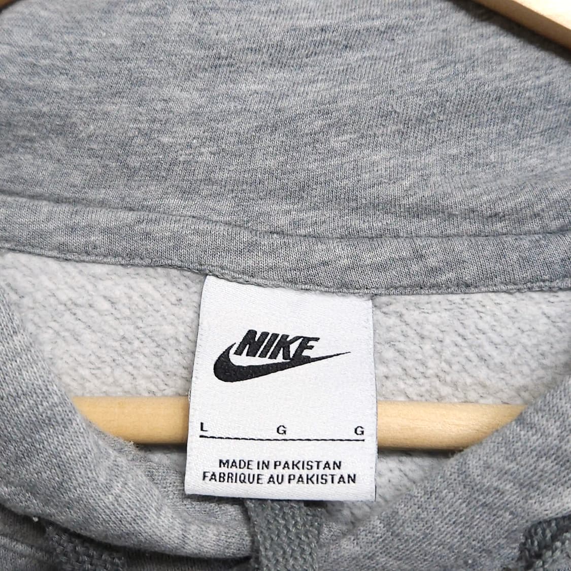 100)NIKE 나이키 에어포스 스웻 후드티 그레이 상품이미지5