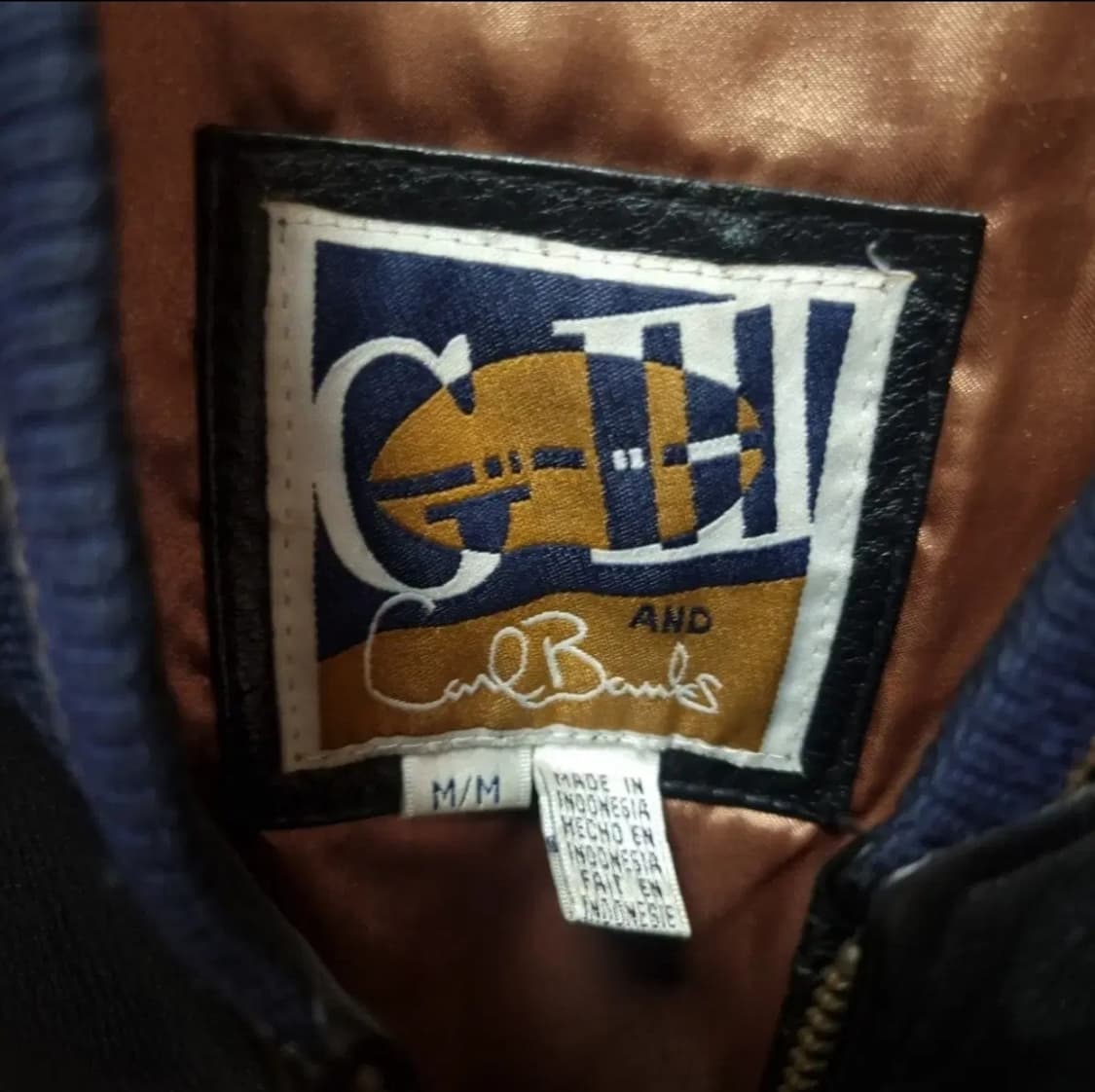 NFL 세인트루이스 램스 가죽자켓 M 상품이미지3