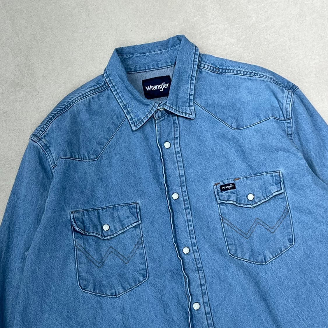 랭글러 워크 데님셔츠 s08970 상품이미지3