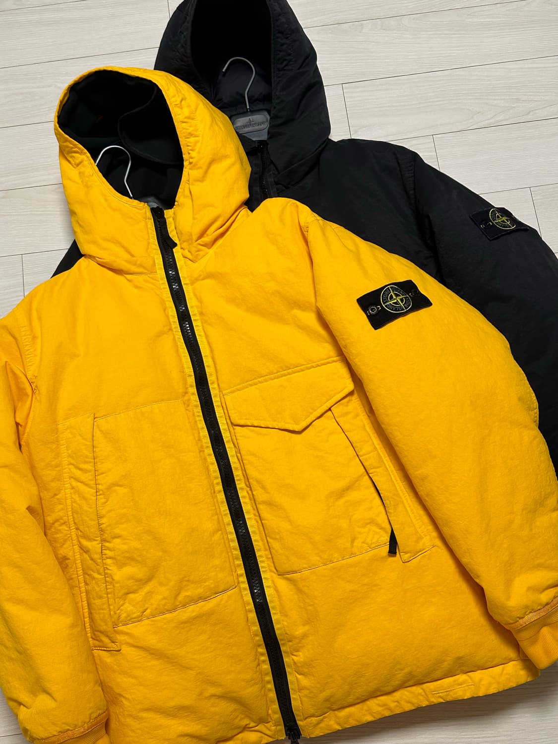 스톤아일랜드 오파크 트윌 다운 tc 패딩 L(105) 국내판 상품이미지7