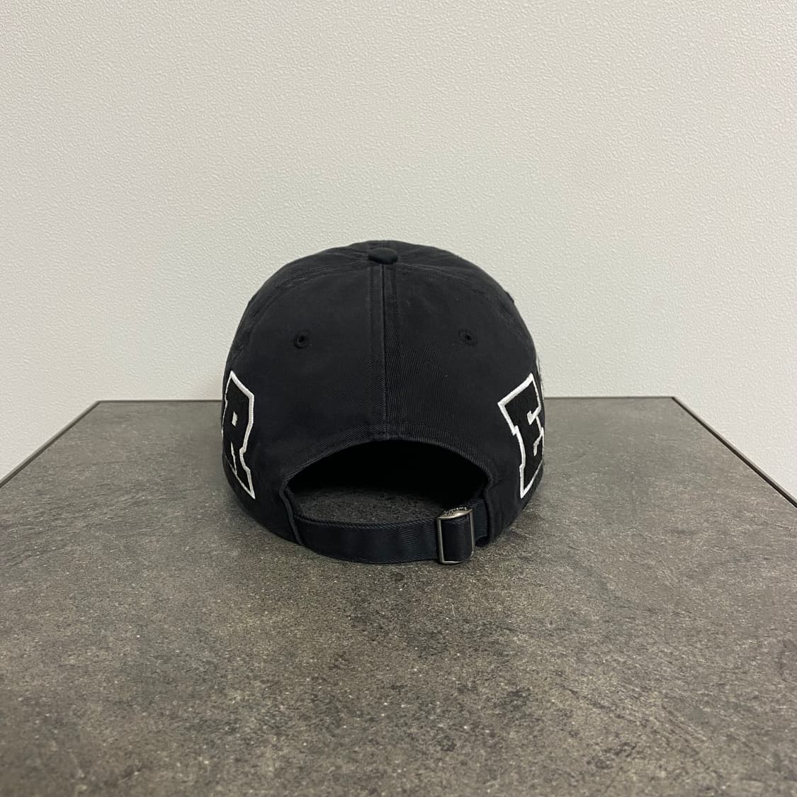 (OS) 슈프림 6패널 볼캡 모자 로고 워시드 블랙 상품이미지4