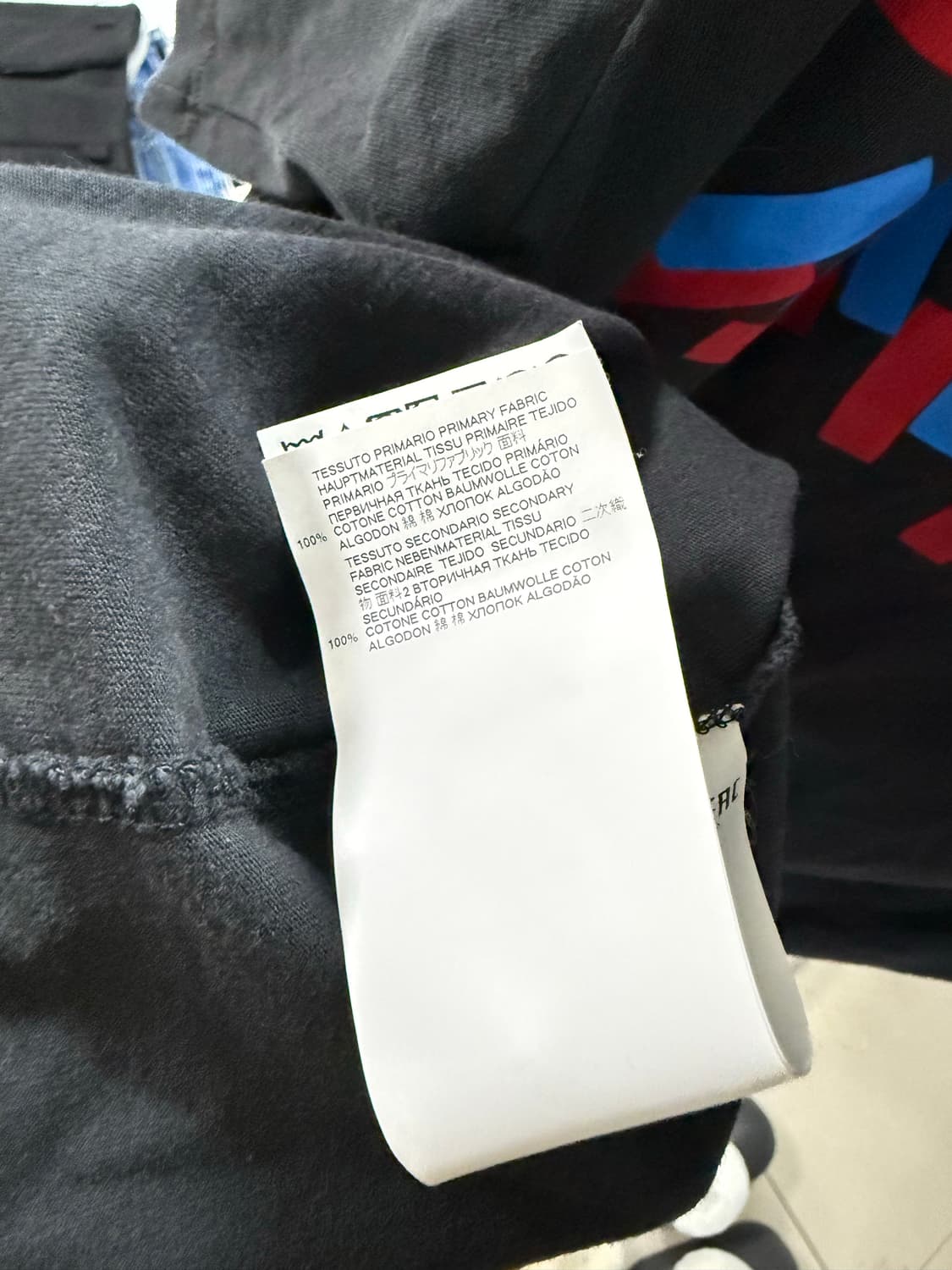 메종 마르지엘라 넘버링 블랙 반팔 티셔츠 54 상품이미지8