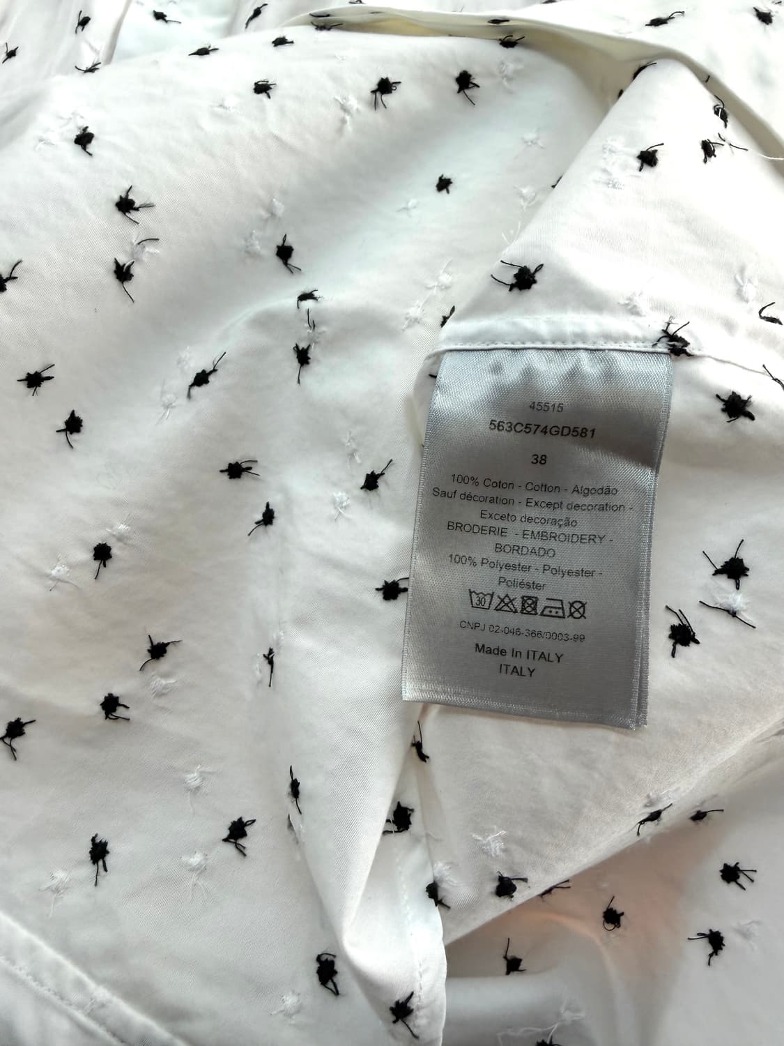 38/ 디올옴므 3D 입체 도트 셔츠 상품이미지8