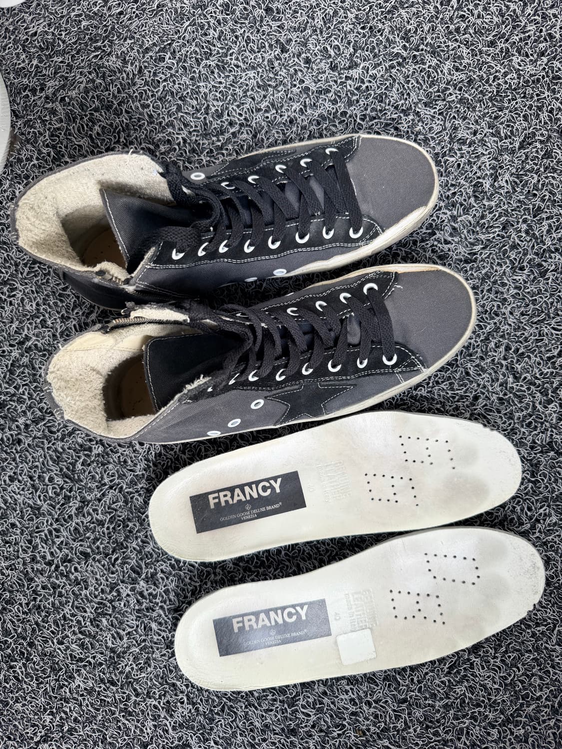 골든구스 프란시(Golden Goose Francy) 다크 그레이 캔버스 상품이미지7