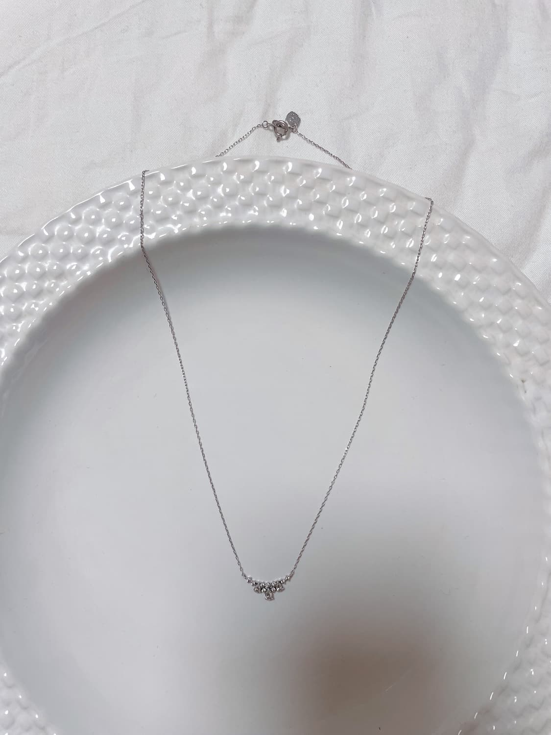 [1회착용]스톤헨지 실버925 순은 큐빅 목걸이 상품이미지4