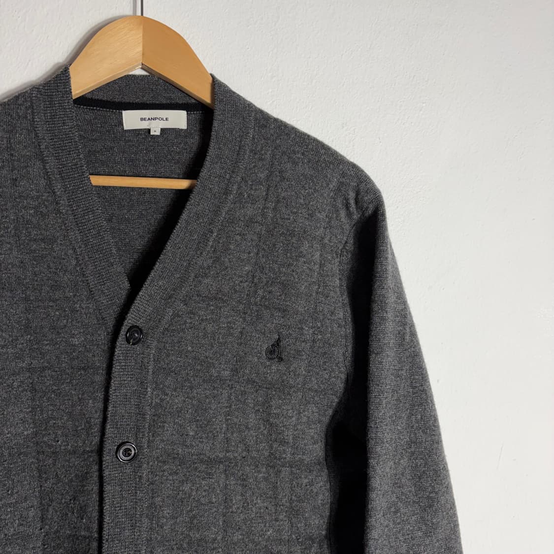 빈폴 레이디스 울100%니트  그레이 가디건(S) 상품이미지4