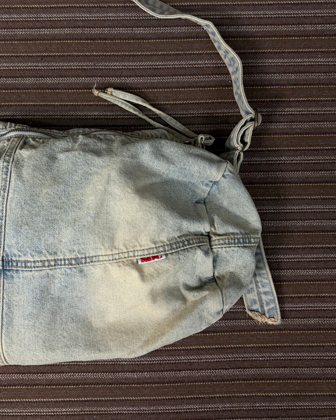 스컬프터 Washed Denim Duffle Bag Washed Blue 상품이미지3