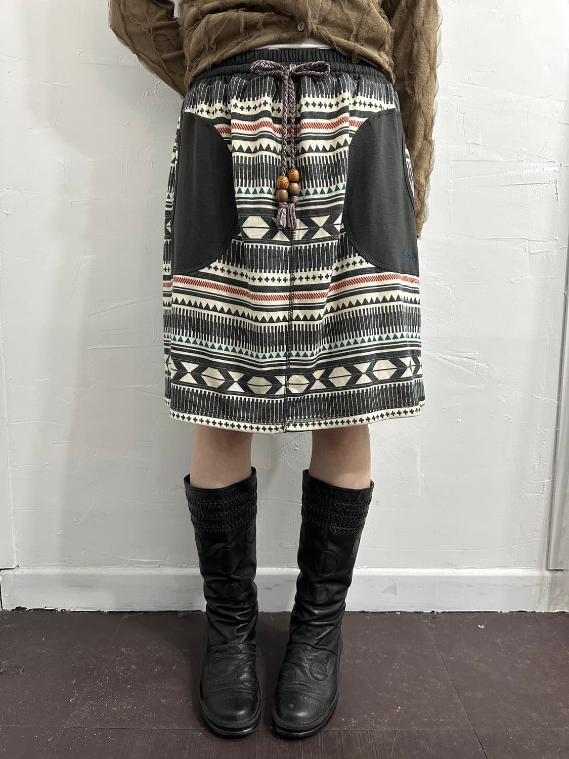 voge vore pattern skirt 상품이미지4