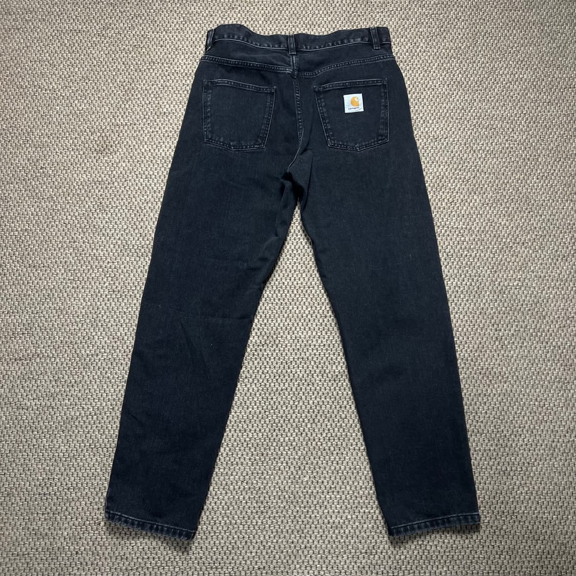 칼하트 WIP 뉴엘 데님 팬츠 블랙 30 상품이미지2