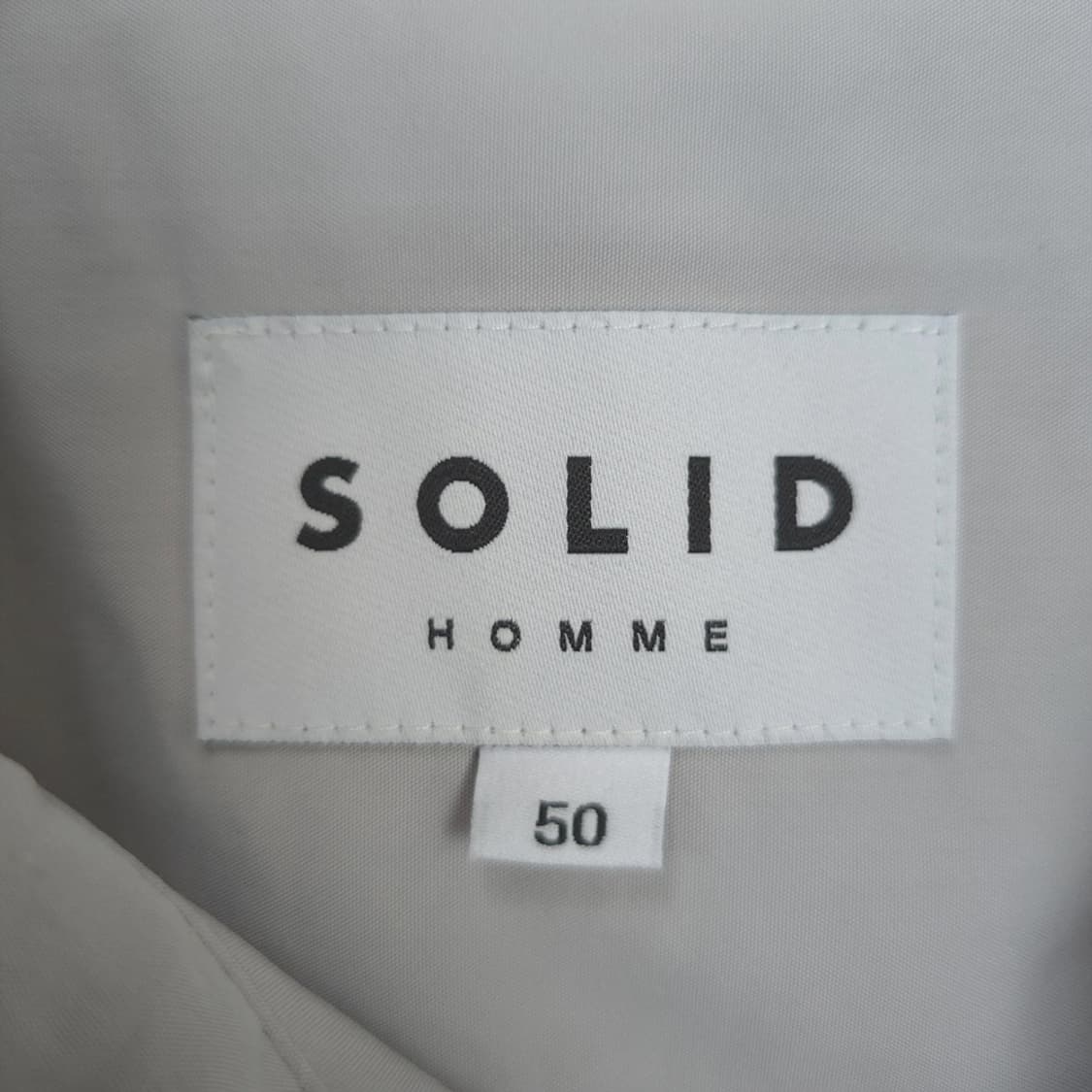 솔리드옴므 Solid Homme 레이온 혼방 셔츠 그레이 105 상품이미지6