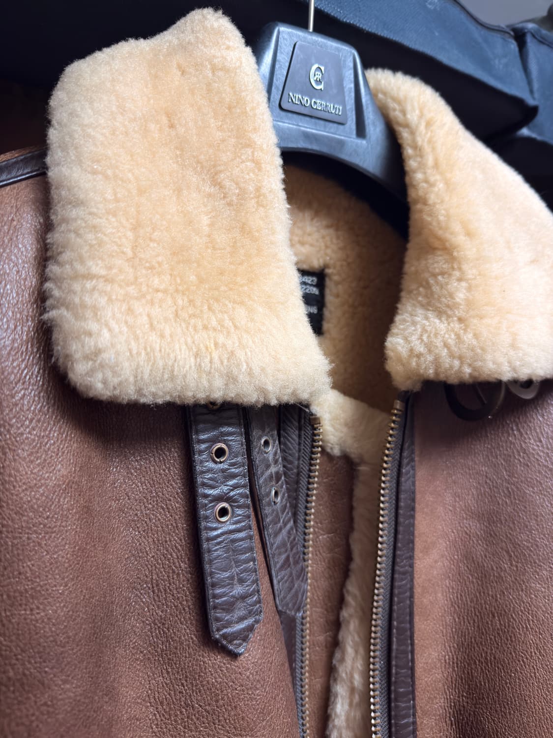 B-3 양가죽 양털 무스탕 자켓 상품이미지3