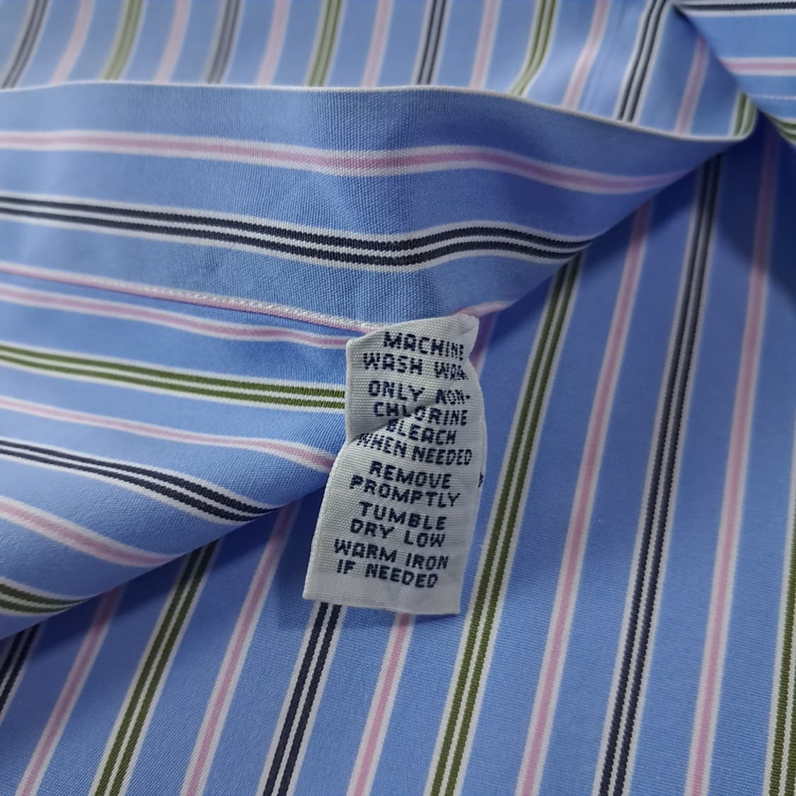 CK284 XL 폴로 90s 멀티스트라이프 블루 셔츠 남방 상품이미지5