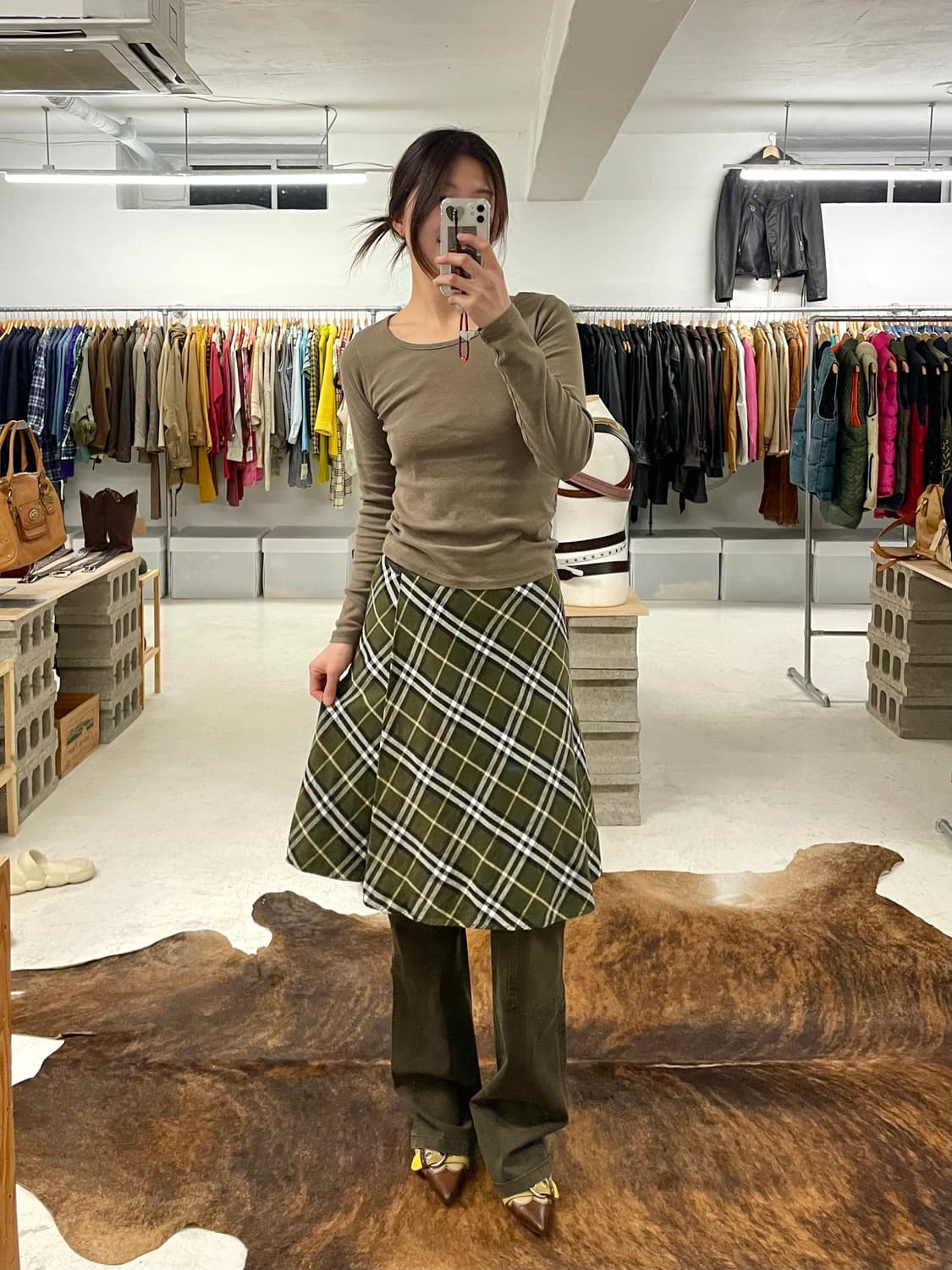 BURBERRY belted wrap skirt 버버리 벨티드 랩스커트 상품이미지9