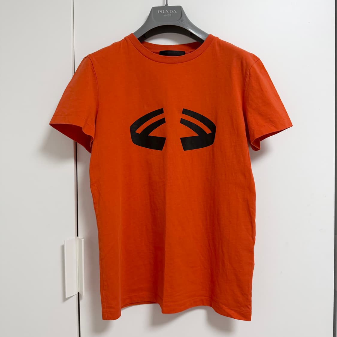 헬무트랭 오렌지 반팔 티셔츠 상품이미지2