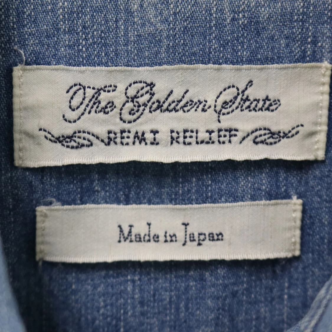 레미 릴리프 데님 셔츠 65037 상품이미지9