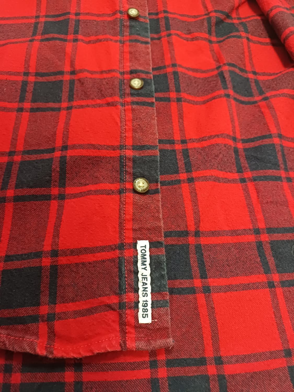 타미 진스(TOMMY JEANS) 체크 셔츠 S 상품이미지7