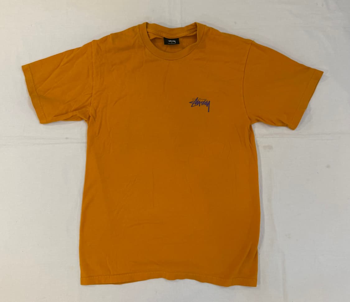 스투시 사운드 시스템 반팔 티셔츠 오렌지 상품이미지3