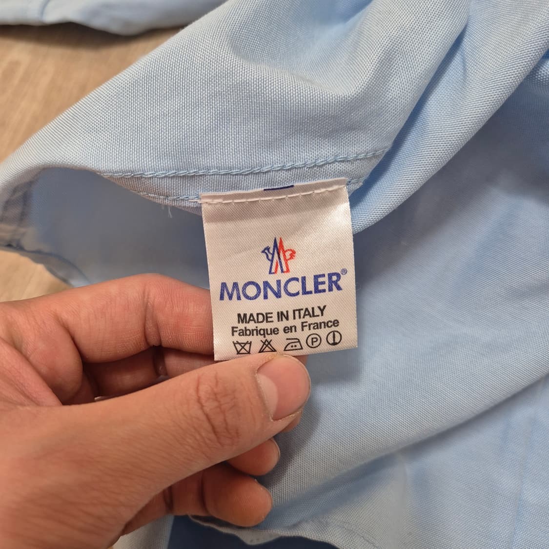 몽클레어 시그니처 와펜 옥스퍼드 셔츠 L(100) 상품이미지6