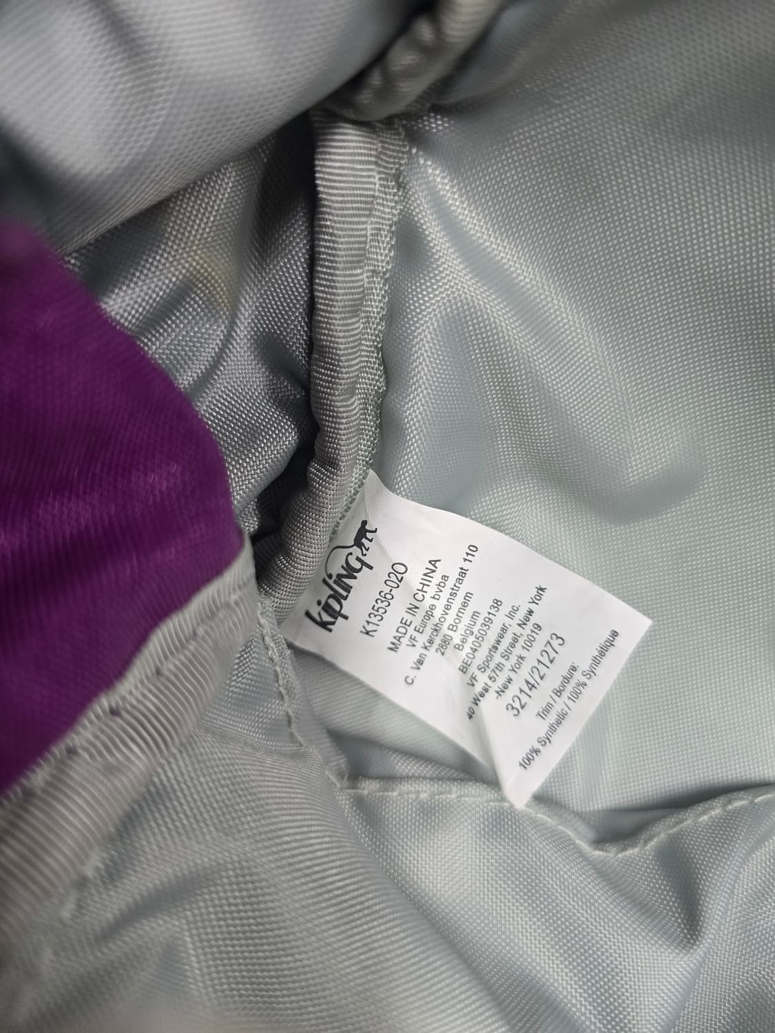 키플링 퍼플 백팩 상품이미지8