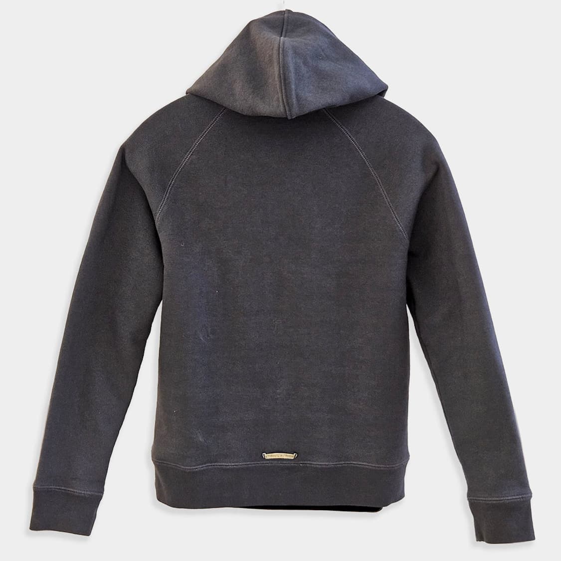 [S] 미사용 크롬하츠 페이퍼잼 레더패치 후드집업 네이비B1213C160 상품이미지3