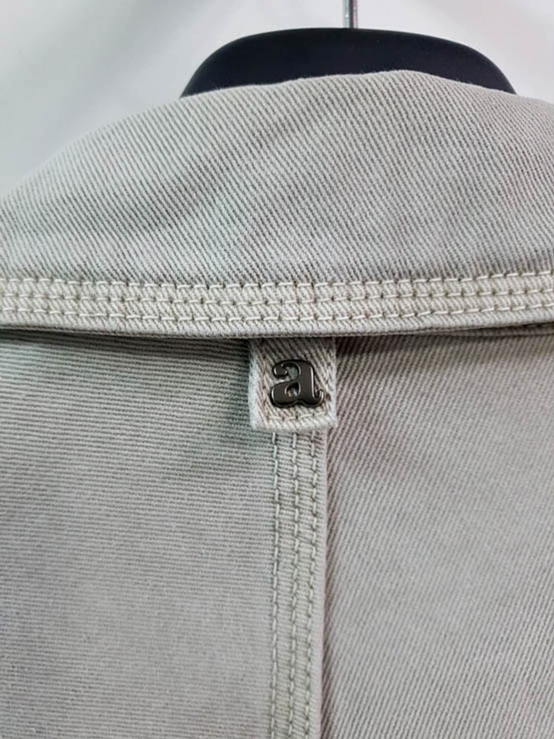 알레그리 오버핏 데님 트러커 청자켓 그레이 50 상품이미지5