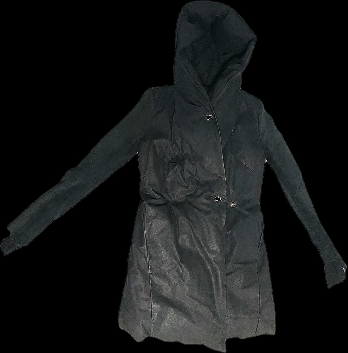 아이작세럼 송아지 가죽 패딩 상품이미지1