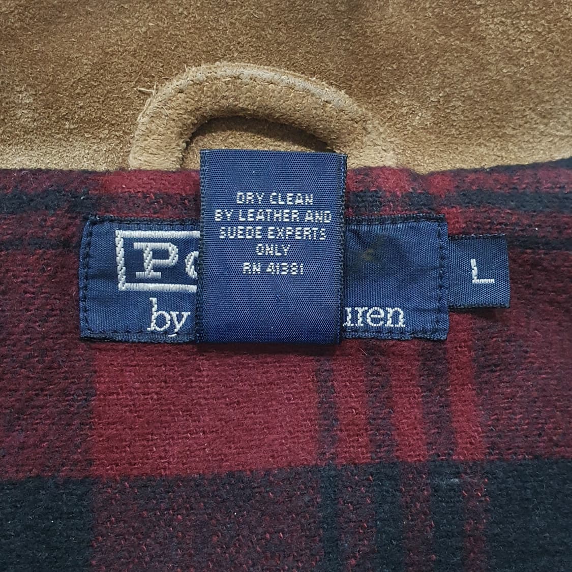 폴로 90s 덩가리 스웨이드 트러커  L (105-110) 상품이미지10