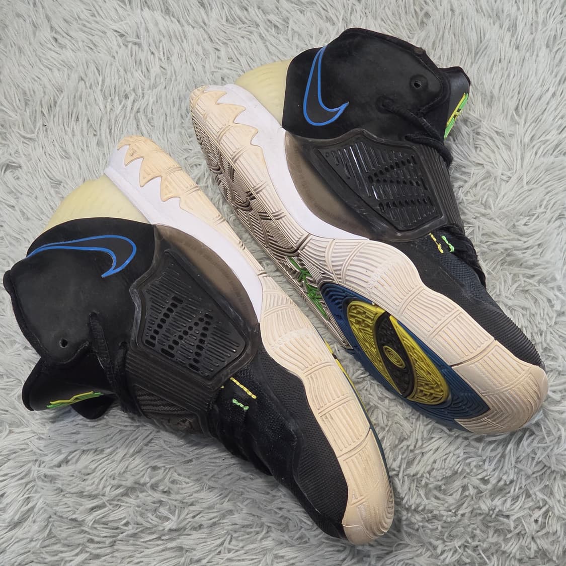 5a-11:나이키 카이리 6 블랙 블루 글로우(245) 상품이미지7