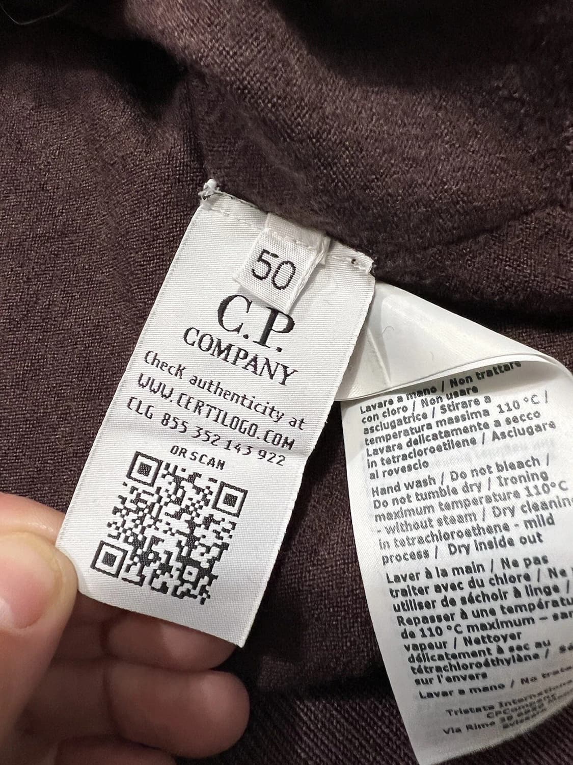   C.P. 컴퍼니 울 블렌드 후드 스웨트셔츠 상품이미지6