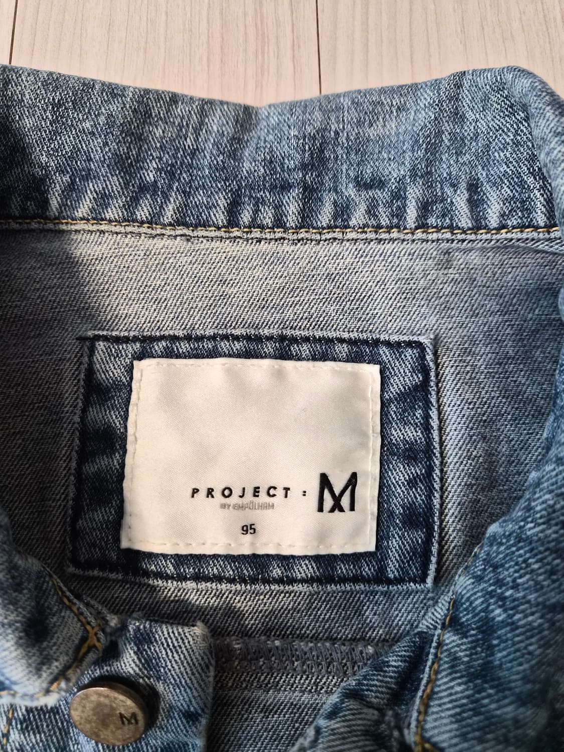 [PROJECT:M] 프로젝트엠 남성용 중청 데님 자켓 (95) 상품이미지2