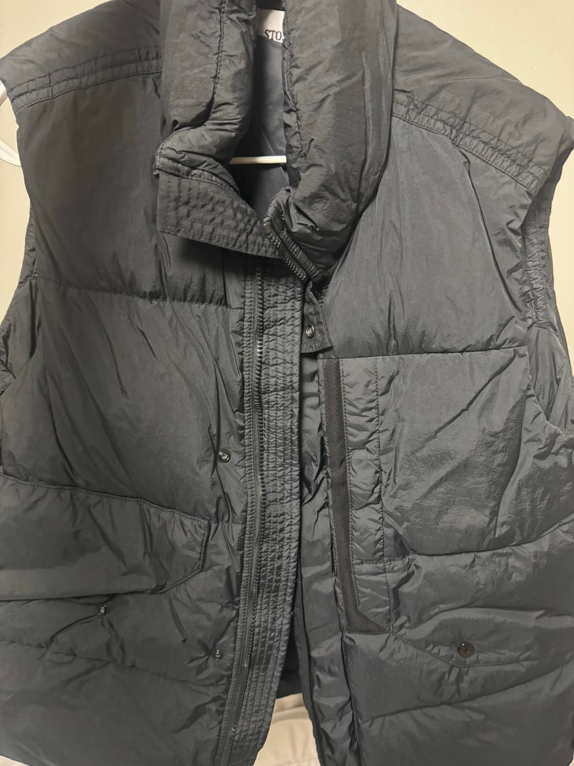 스톤아일랜드 조끼패딩 블랙 M 상품이미지5