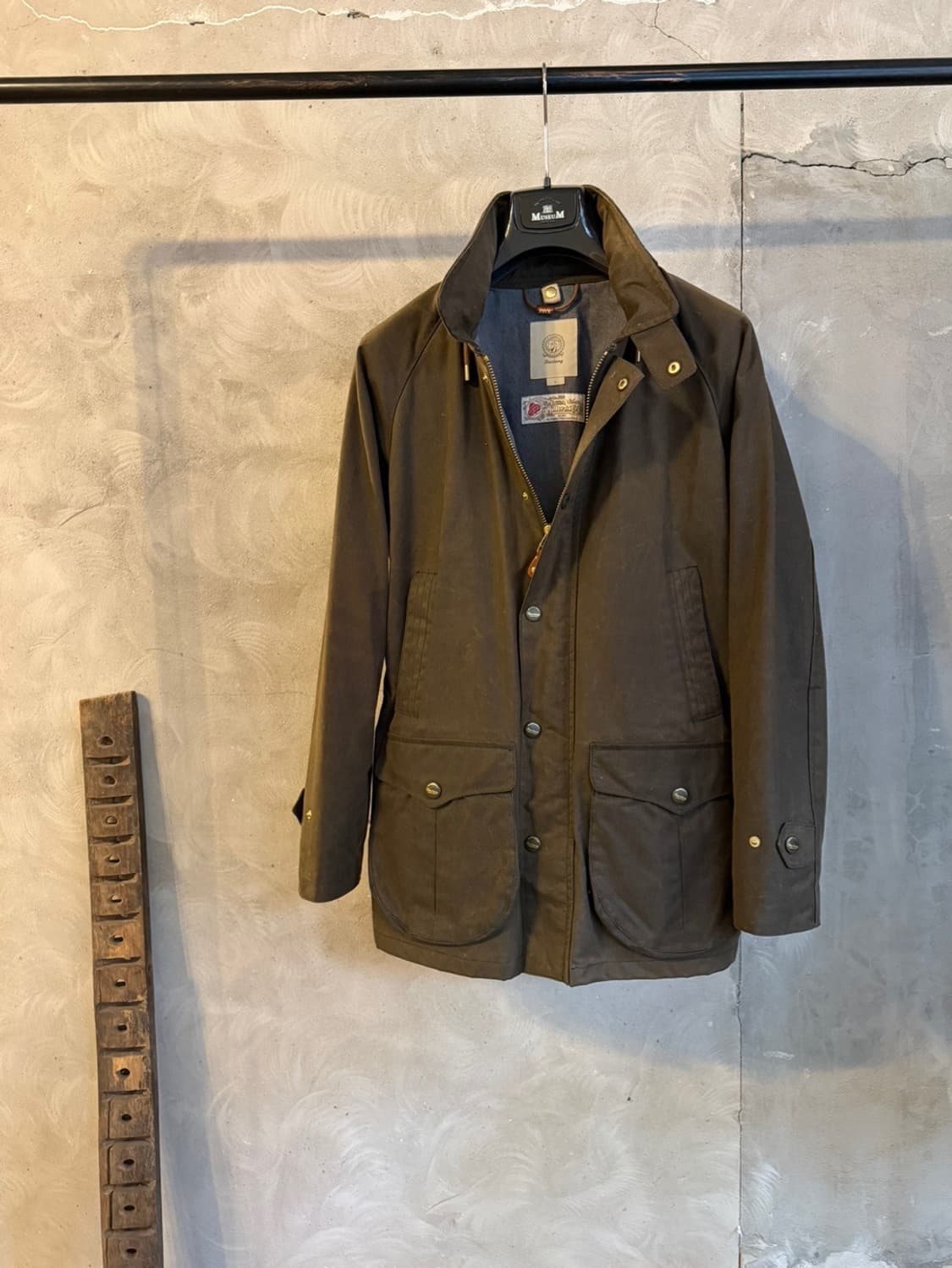 바스통 왁스코팅 아웃도어 자켓 남성 100-105 상품이미지1